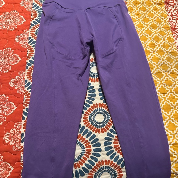 Bombshell Sportswear Twist Sports Bra & Leggings Royal Purple Women's Small - Picture 10 of 10